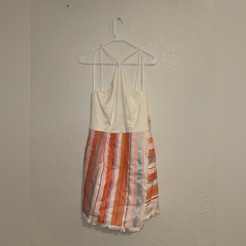 Hutch Ivory Halter Dress